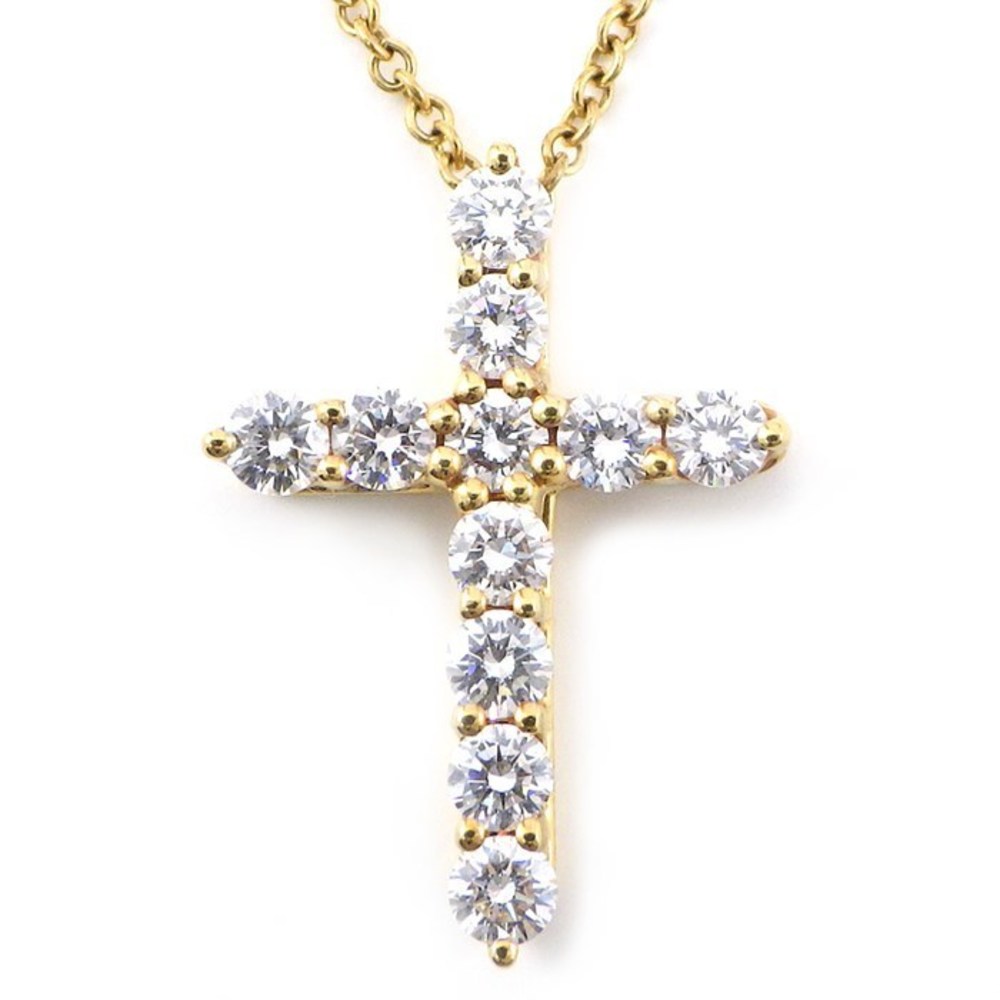 Tiffany Necklace Small Cross Diamond
